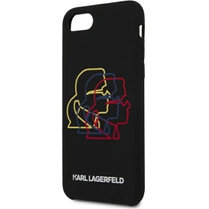 Hurtownia GSM - Case Karl Lagerfeld KLHCI8SLGKBK Apple iPhone SE 2022/SE 2020/8/7 Hardcase schwarz/black Silikon Triple Heads - KLD896BLK - {ean13} - Hurt