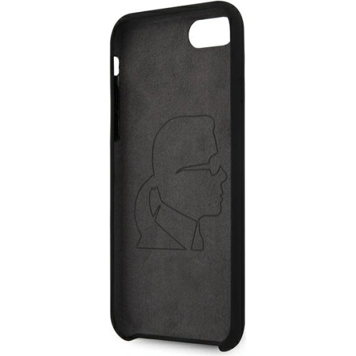 Etui Karl Lagerfeld KLHCI8SLGKBK Apple iPhone SE 2022/SE 2020/8/7 hardcase czarny/black Silicone Triple Heads