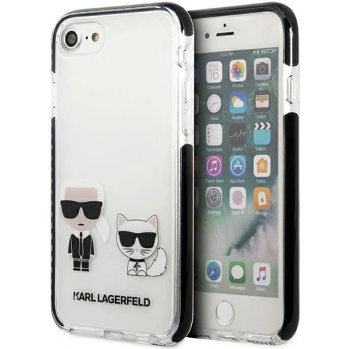 Etui Karl Lagerfeld KLHCI8TPEKCW Apple iPhone SE 2022/SE 2020/8/7 hardcase biały/white Karl&Choupette