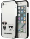 Etui Karl Lagerfeld KLHCI8TPEKCW Apple iPhone SE 2022/SE 2020/8/7 hardcase biały/white Karl&Choupette