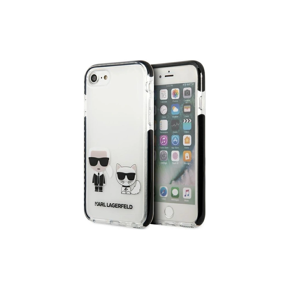 Hurtownia GSM - Etui Karl Lagerfeld KLHCI8TPEKCW Apple iPhone SE 2022/SE 2020/8/7 hardcase bílý/white Karl&Choupette - KLD897WHT - {ean13} - Hurt