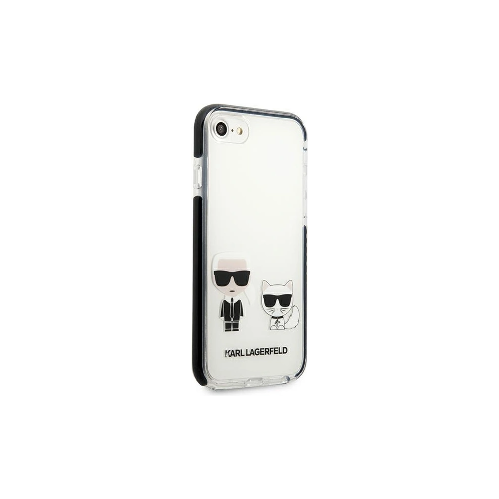 Hurtownia GSM - Case Karl Lagerfeld KLHCI8TPEKCW Apple iPhone SE 2022/SE 2020/8/7 Hardcase weiß/white Karl&Choupette - KLD897WHT - {ean13} - Hurt