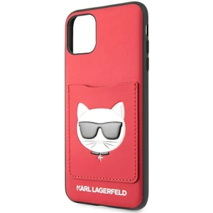 Hurtownia GSM - Case Karl Lagerfeld KLHCN65CSKCRE Apple iPhone 11 Pro Max Hardcase rot/red Choupette Kopf Kartenfach - KLD898RED - {ean13} - Hurt