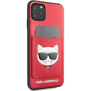 Hurtownia GSM - Case Karl Lagerfeld KLHCN65CSKCRE Apple iPhone 11 Pro Max Hardcase rot/red Choupette Kopf Kartenfach - KLD898RED - {ean13} - Hurt