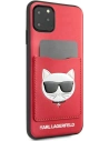 Wholesale Karl Lagerfeld KLHCN65CSKCRE Apple iPhone 11 Pro Max hardcase red Choupette Head Cardslot - KLD898RED - {ean13} - Hurt