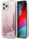Hurtownia GSM - Etui Karl Lagerfeld KLHCP12LTRKSRG Apple iPhone 12 Pro Max różowo-złoty/rose gold Glitter Signature - KLD899RS - {ean13} - Hurt