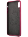 Hurtownia GSM - Etui Karl Lagerfeld KLHCPXSLFKFU Apple iPhone XS/X hardcase fuksja/fushia Silicone Ikonik - KLD900FHS - {ean13} - Hurt