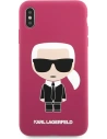 Hurtownia GSM - Etui Karl Lagerfeld KLHCPXSLFKFU Apple iPhone XS/X hardcase fuksja/fushia Silicone Ikonik - KLD900FHS - {ean13} - Hurt