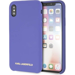 Hurtownia GSM - Case Karl Lagerfeld KLHCPXSLVOG Apple iPhone XS/X hardcase lila/violet Silikon - KLD901PRP - {ean13} - Hurt