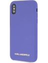 Hurtownia GSM - Etui Karl Lagerfeld KLHCPXSLVOG Apple iPhone XS/X hardcase fioletowy/violet Silicone - KLD901PRP - {ean13} - Hurt
