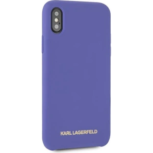 Hurtownia GSM - Case Karl Lagerfeld KLHCPXSLVOG Apple iPhone XS/X hardcase lila/violet Silikon - KLD901PRP - {ean13} - Hurt