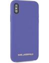 Hurtownia GSM - Etui Karl Lagerfeld KLHCPXSLVOG Apple iPhone XS/X hardcase fioletowy/violet Silicone - KLD901PRP - {ean13} - Hurt