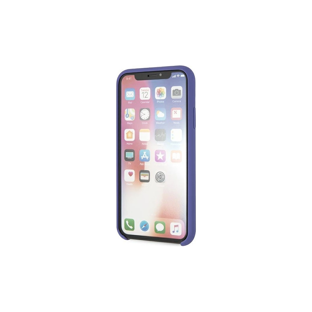 Wholesale Karl Lagerfeld KLHCPXSLVOG Apple iPhone XS/X hardcase violet Silicone - KLD901PRP - {ean13} - Hurt