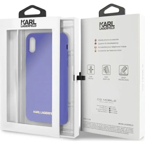 Hurtownia GSM - Case Karl Lagerfeld KLHCPXSLVOG Apple iPhone XS/X hardcase lila/violet Silikon - KLD901PRP - {ean13} - Hurt