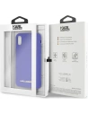 Hurtownia GSM - Etui Karl Lagerfeld KLHCPXSLVOG Apple iPhone XS/X hardcase fioletowy/violet Silicone - KLD901PRP - {ean13} - Hurt