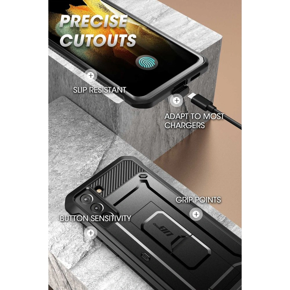 Hurtownia GSM - Etui Supcase Unicorn Beetle Pro Samsung Galaxy S21 FE Černé - SPC261BLK - {ean13} - Hurt