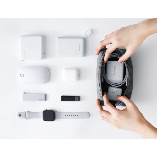 Etui UGREEN LP285, na akcesoria, wodoodporne (szare)