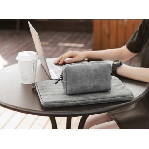 Etui UGREEN LP285, na akcesoria, wodoodporne (szare)