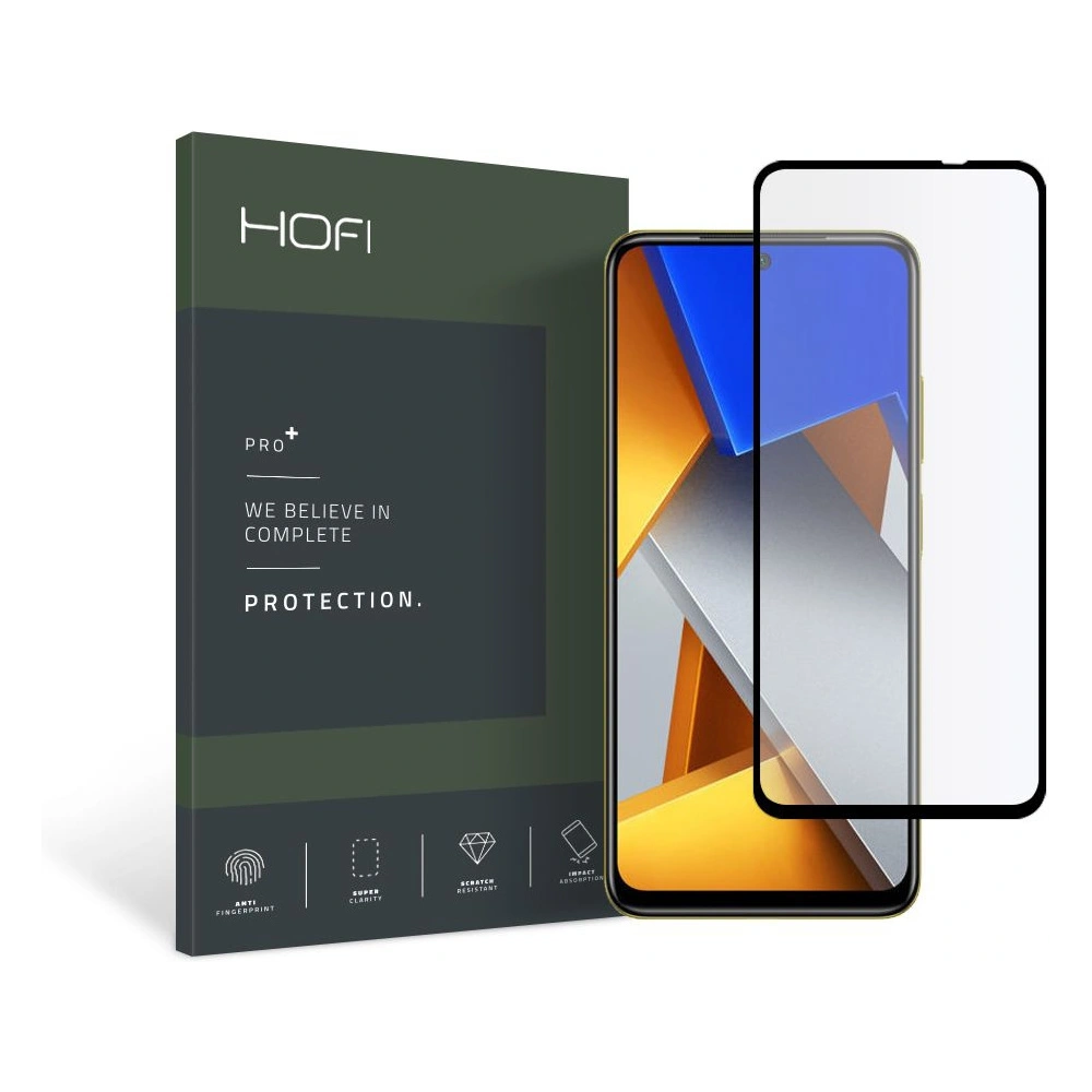 Hurtownia GSM - Tvrzené sklo Hofi Glass Pro+ POCO M4 Pro LTE Black - HOFI206BLK - {ean13} - Hurt