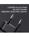 Wholesale Joyroom L-QP182 2-port Network Charger 18W PD 3.0 QC 3.0 Black - JYR083BLK - {ean13} - Hurt