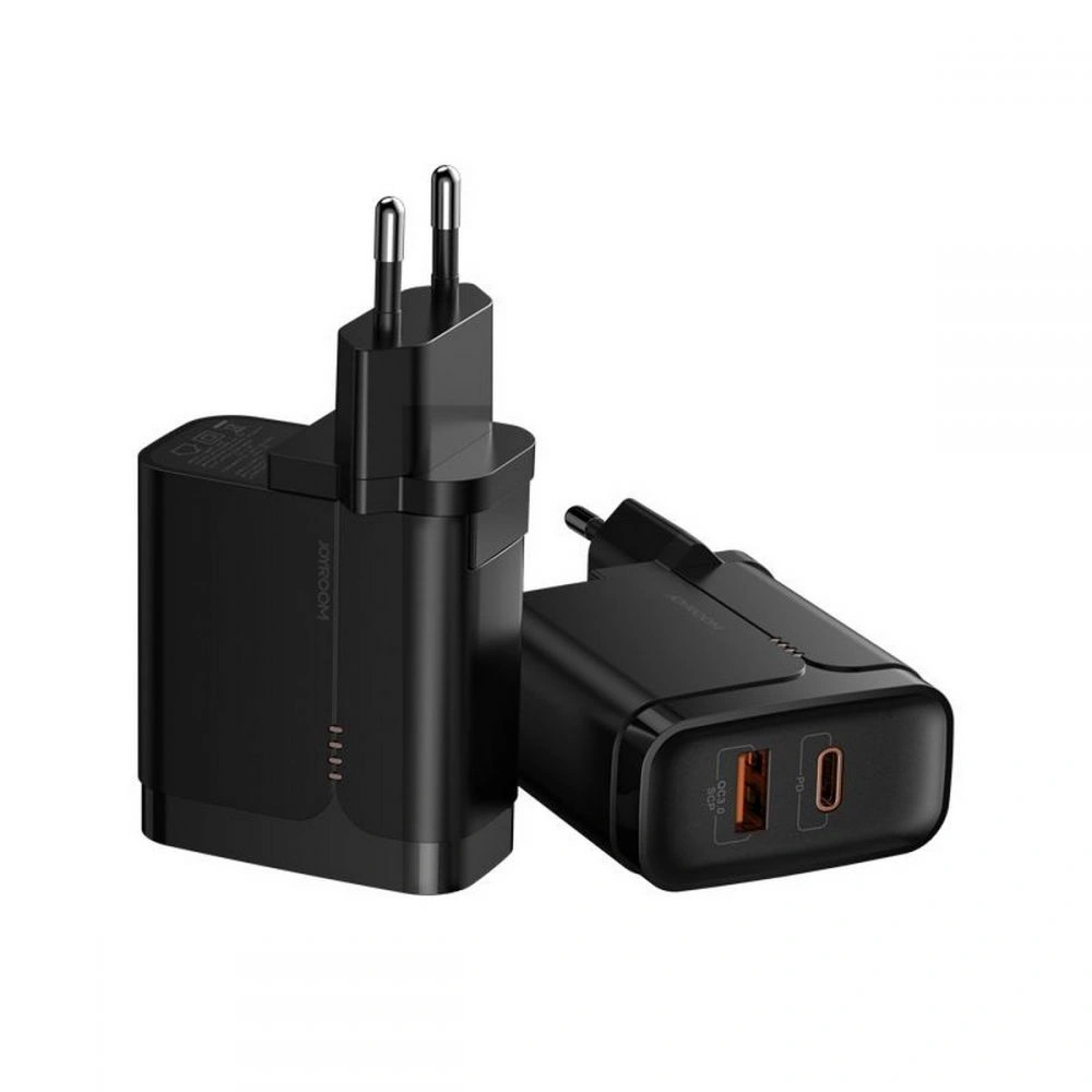 Hurtownia GSM - Ładowarka sieciowa Joyroom L-QP361 2-port Network Charger 36W PD 3.0 QC 3.0 Black - JYR084BLK - {ean13} - Hurt