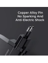 Wholesale Joyroom L-QP361 2-port Network Charger 36W PD 3.0 QC 3.0 Black - JYR084BLK - {ean13} - Hurt