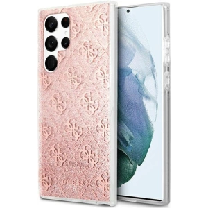 Hurtownia GSM - Etui Guess GUHCS22LPCU4GLPI Samsung Galaxy S22 Ultra różowy/pink hardcase 4G Glitter - GUE1664PNK - {ean13} - Hurt
