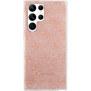 Hurtownia GSM - Etui Guess GUHCS22LPCU4GLPI Samsung Galaxy S22 Ultra růžový/pink hardcase 4G Glitter - GUE1664PNK - {ean13} - Hurt
