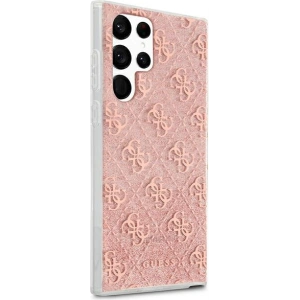 Hurtownia GSM - Etui Guess GUHCS22LPCU4GLPI Samsung Galaxy S22 Ultra růžový/pink hardcase 4G Glitter - GUE1664PNK - {ean13} - Hurt