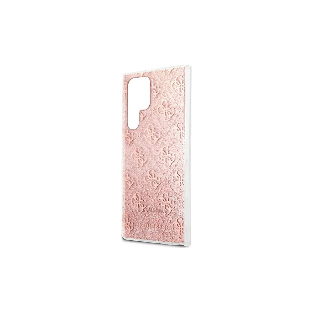 Hurtownia GSM - Etui Guess GUHCS22LPCU4GLPI Samsung Galaxy S22 Ultra růžový/pink hardcase 4G Glitter - GUE1664PNK - {ean13} - Hurt