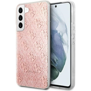Hurtownia GSM - Etui Guess GUHCS22MPCU4GLPI Samsung Galaxy S22+ Plus różowy/pink hardcase 4G Glitter - GUE1665PNK - {ean13} - Hurt