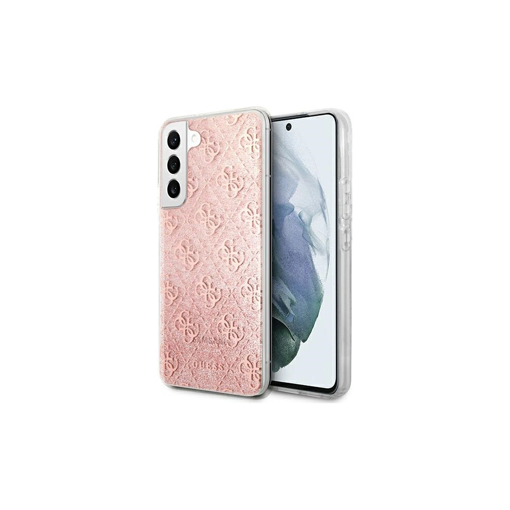 Hurtownia GSM - Etui Guess GUHCS22MPCU4GLPI Samsung Galaxy S22+ Plus różowy/pink hardcase 4G Glitter - GUE1665PNK - {ean13} - Hurt