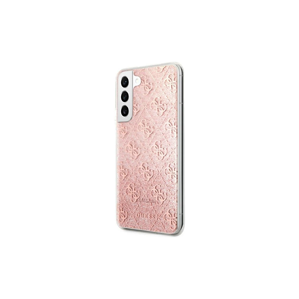 Hurtownia GSM - Etui Guess GUHCS22MPCU4GLPI Samsung Galaxy S22+ Plus różowy/pink hardcase 4G Glitter - GUE1665PNK - {ean13} - Hurt