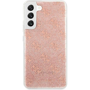 Hurtownia GSM - Etui Guess GUHCS22MPCU4GLPI Samsung Galaxy S22+ Plus różowy/pink hardcase 4G Glitter - GUE1665PNK - {ean13} - Hurt