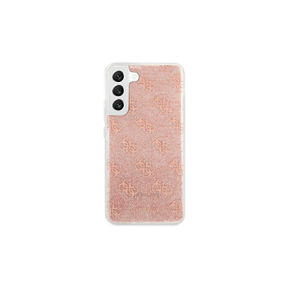 Hurtownia GSM - Etui Guess GUHCS22MPCU4GLPI Samsung Galaxy S22+ Plus różowy/pink hardcase 4G Glitter - GUE1665PNK - {ean13} - Hurt