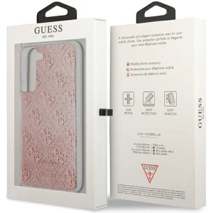 Hurtownia GSM - Etui Guess GUHCS22MPCU4GLPI Samsung Galaxy S22+ Plus różowy/pink hardcase 4G Glitter - GUE1665PNK - {ean13} - Hurt