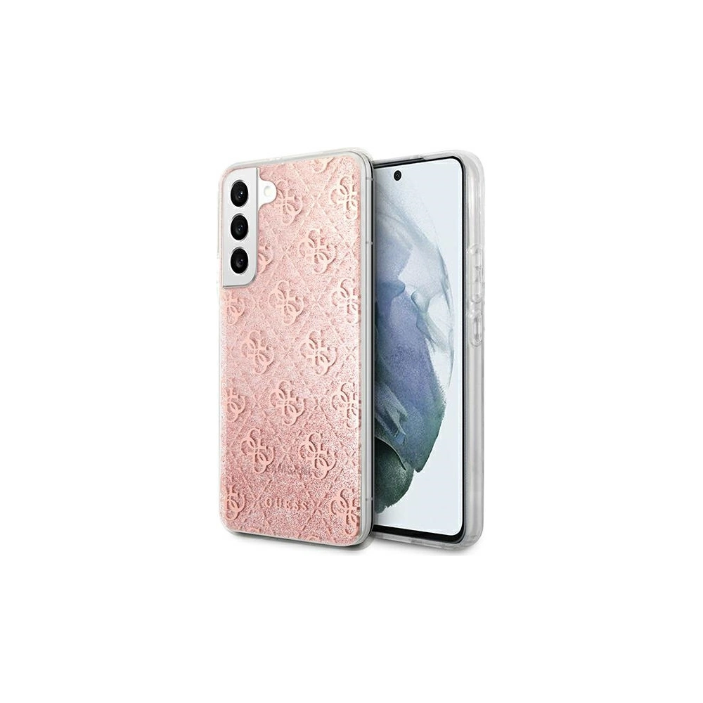Hurtownia GSM - Etui Guess GUHCS22SPCU4GLPI Samsung Galaxy S22 różowy/pink hardcase 4G Glitter - GUE1666PNK - {ean13} - Hurt