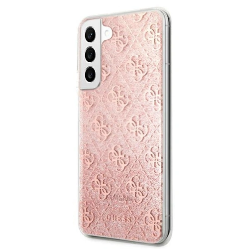 Etui Guess GUHCS22SPCU4GLPI Samsung Galaxy S22 różowy/pink hardcase 4G Glitter