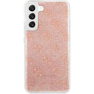Hurtownia GSM - Etui Guess GUHCS22SPCU4GLPI Samsung Galaxy S22 różowy/pink hardcase 4G Glitter - GUE1666PNK - {ean13} - Hurt