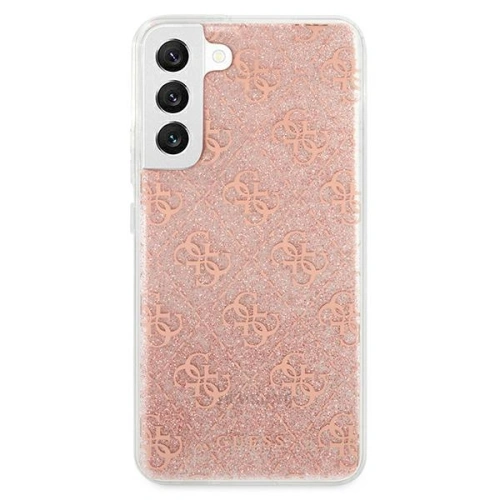 Etui Guess GUHCS22SPCU4GLPI Samsung Galaxy S22 różowy/pink hardcase 4G Glitter