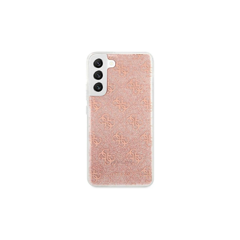 Hurtownia GSM - Etui Guess GUHCS22SPCU4GLPI Samsung Galaxy S22 różowy/pink hardcase 4G Glitter - GUE1666PNK - {ean13} - Hurt