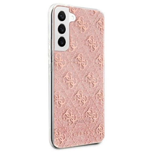 Etui Guess GUHCS22SPCU4GLPI Samsung Galaxy S22 różowy/pink hardcase 4G Glitter