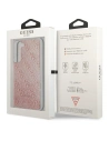 Hurtownia GSM - Etui Guess GUHCS22SPCU4GLPI Samsung Galaxy S22 różowy/pink hardcase 4G Glitter - GUE1666PNK - {ean13} - Hurt