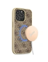 Etui Guess GUHMP13LG4GB Apple iPhone 13 Pro brązowy/brown hard case 4G Collection MagSafe
