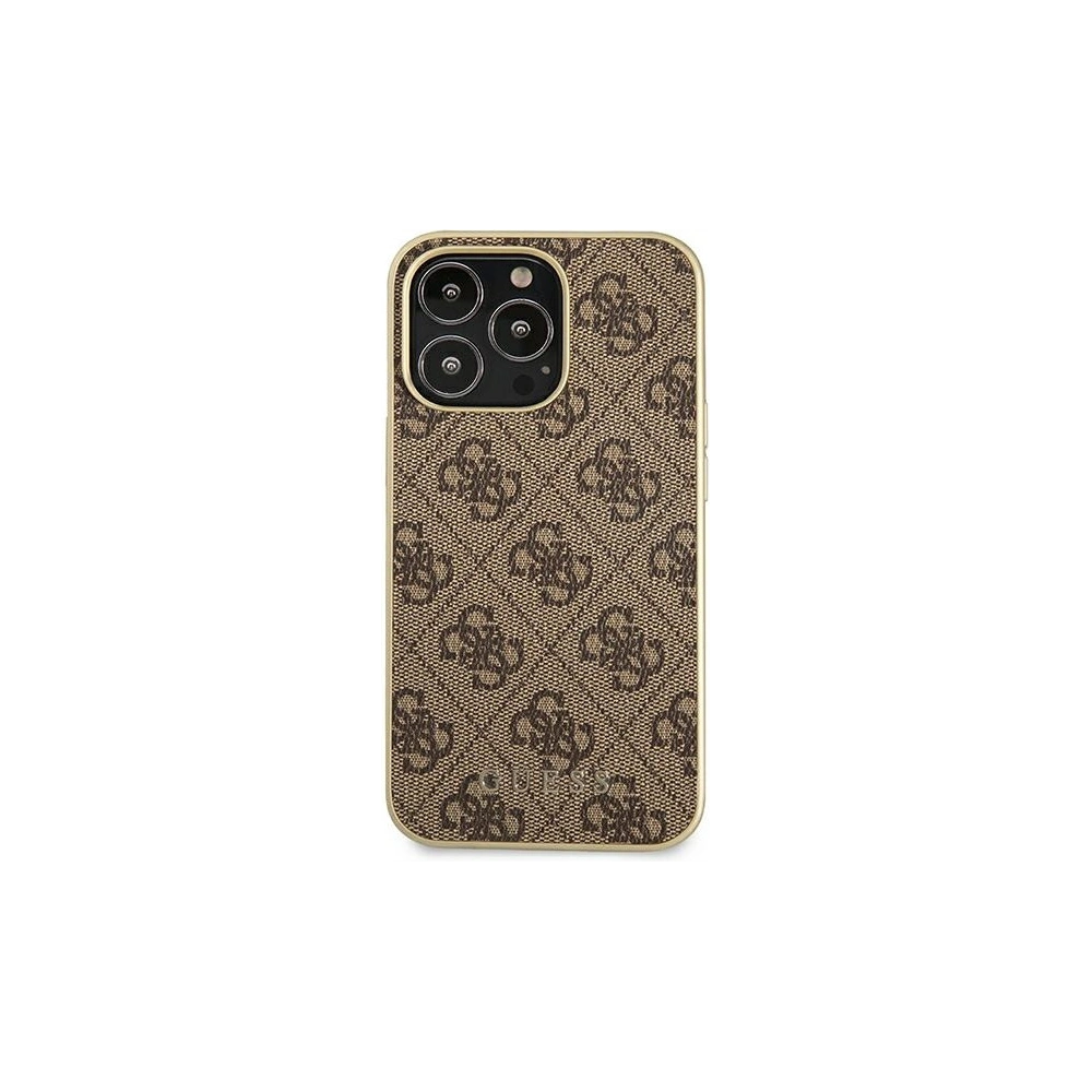 Hurtownia GSM - Etui Guess GUHMP13LG4GB Apple iPhone 13 Pro brązowy/brown hard case 4G Collection MagSafe - GUE1667BR - {ean13} - Hurt