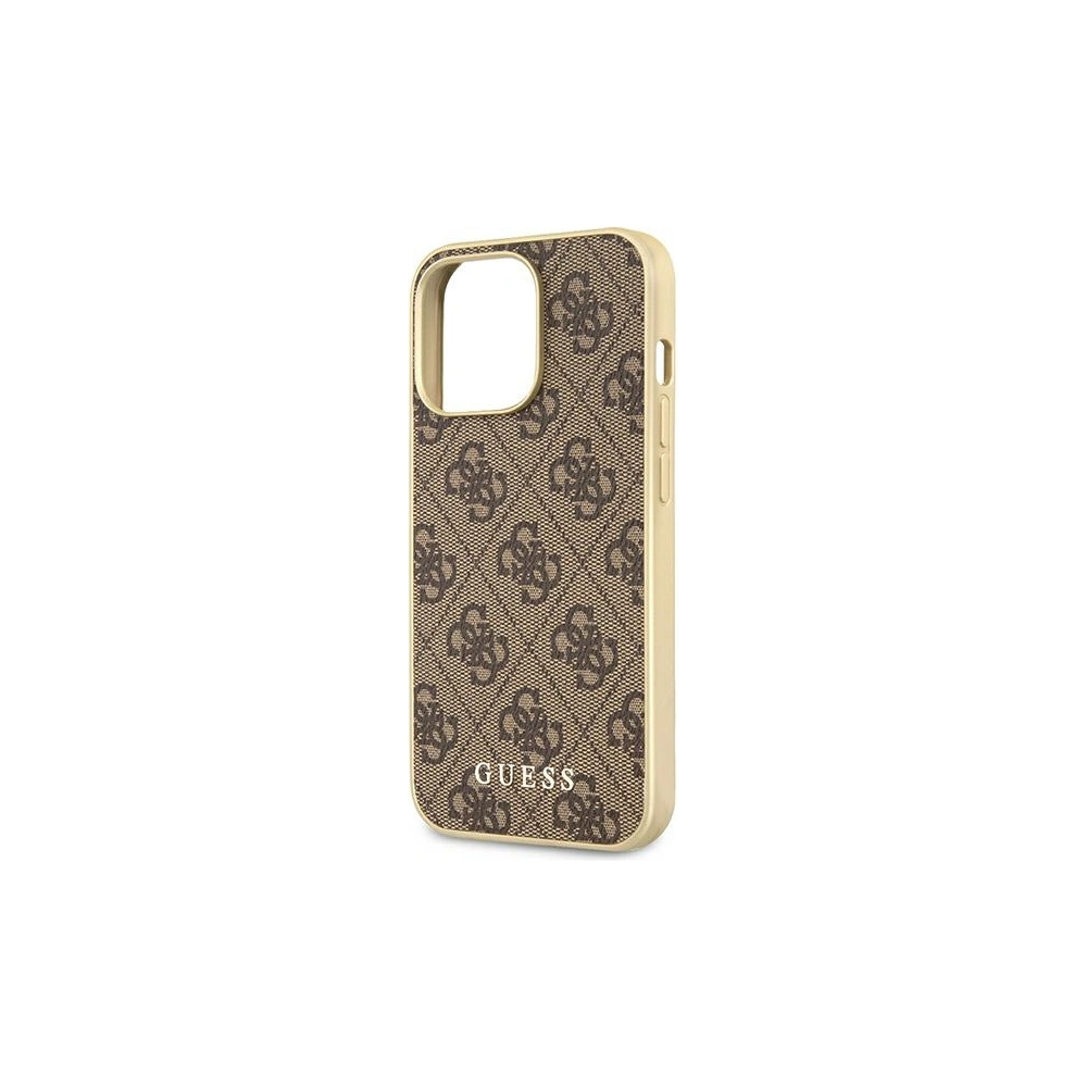 Hurtownia GSM - Etui Guess GUHMP13LG4GB Apple iPhone 13 Pro brązowy/brown hard case 4G Collection MagSafe - GUE1667BR - {ean13} - Hurt