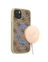 Guess GUHMP13MG4GB Apple iPhone 13 brown hard case 4G Collection MagSafe