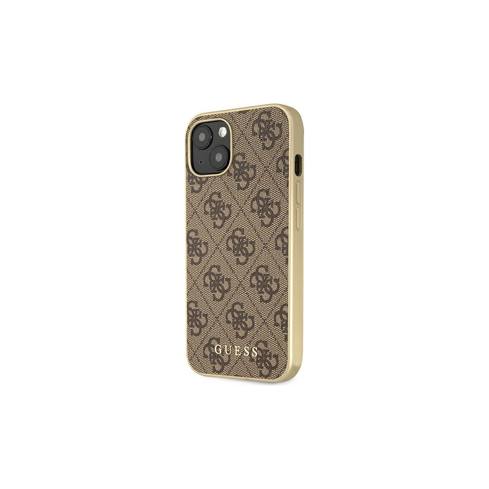 Hurtownia GSM - Etui Guess GUHMP13MG4GB Apple iPhone 13 brązowy/brown hard case 4G Collection MagSafe - GUE1668BR - {ean13} - Hurt