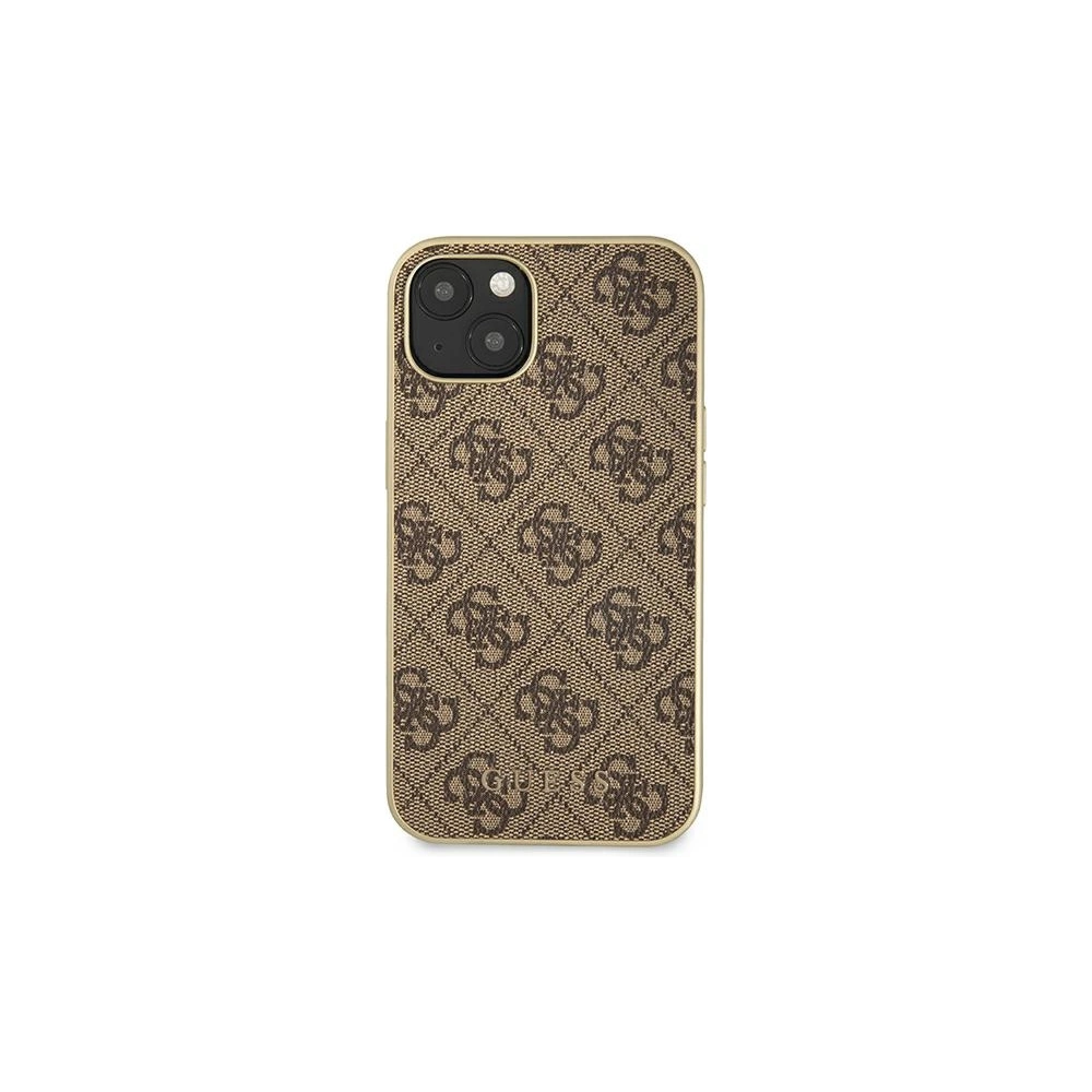 Hurtownia GSM - Etui Guess GUHMP13MG4GB Apple iPhone 13 brązowy/brown hard case 4G Collection MagSafe - GUE1668BR - {ean13} - Hurt