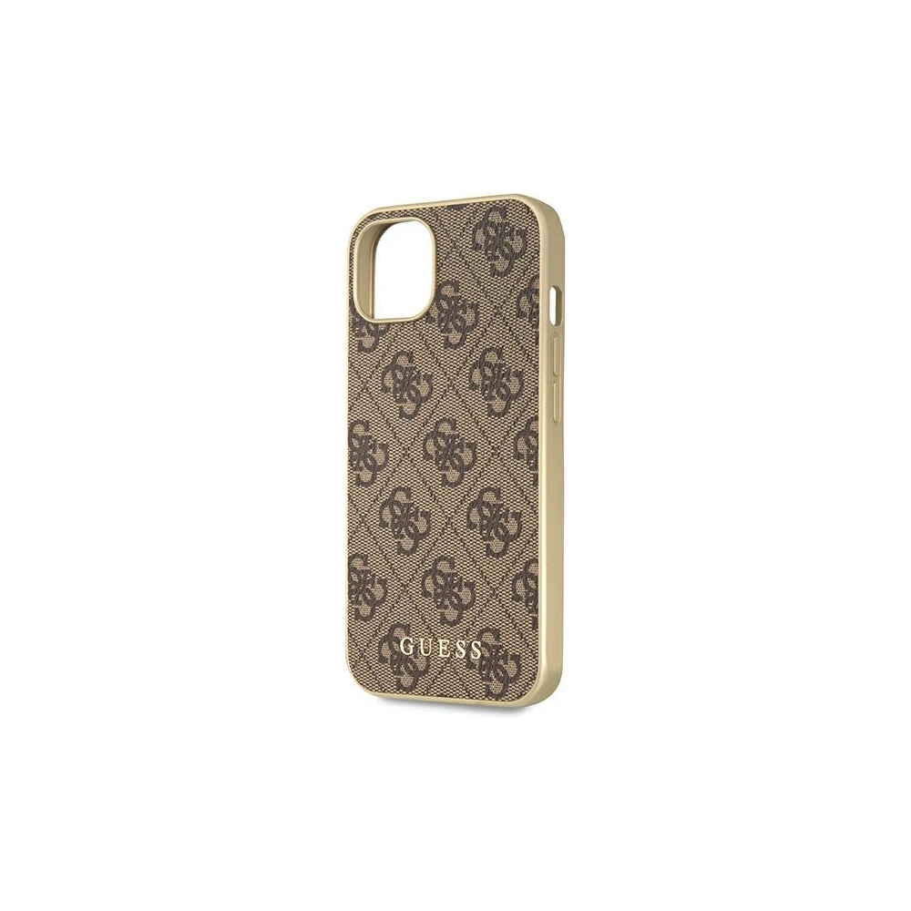 Hurtownia GSM - Etui Guess GUHMP13MG4GB Apple iPhone 13 brązowy/brown hard case 4G Collection MagSafe - GUE1668BR - {ean13} - Hurt